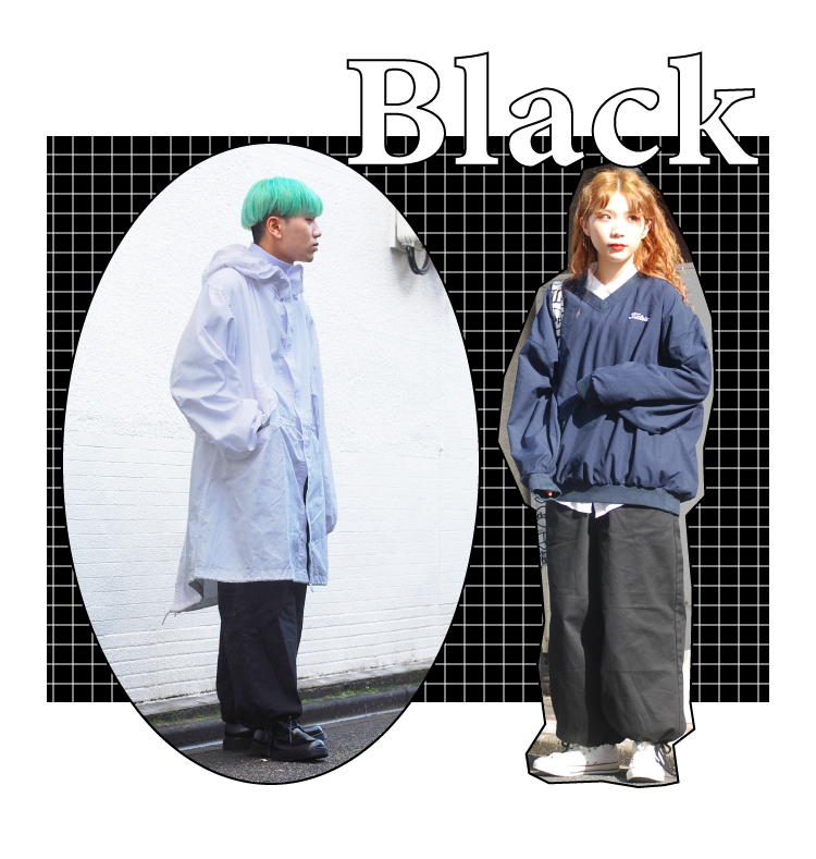 カラー別スノーパンツコーデ black
