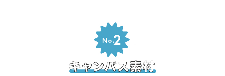 キャンバス素材