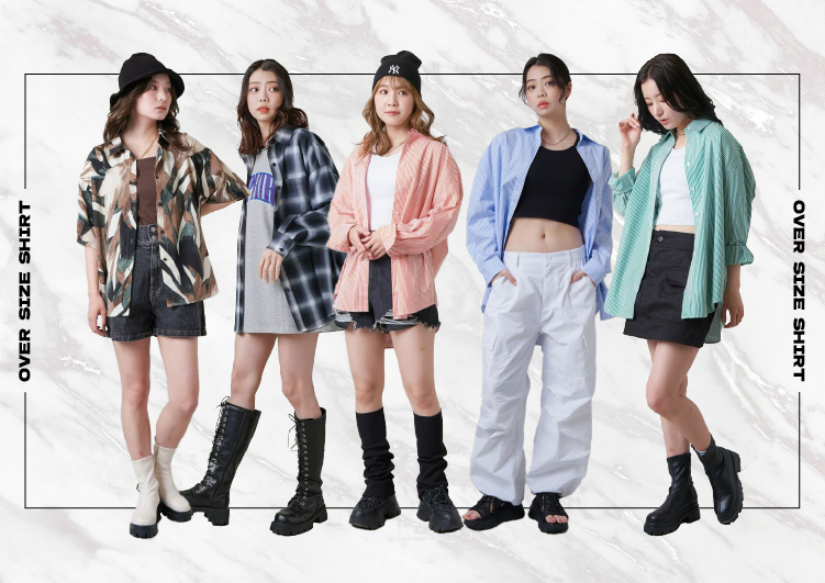 オーバーサイズシャツ
