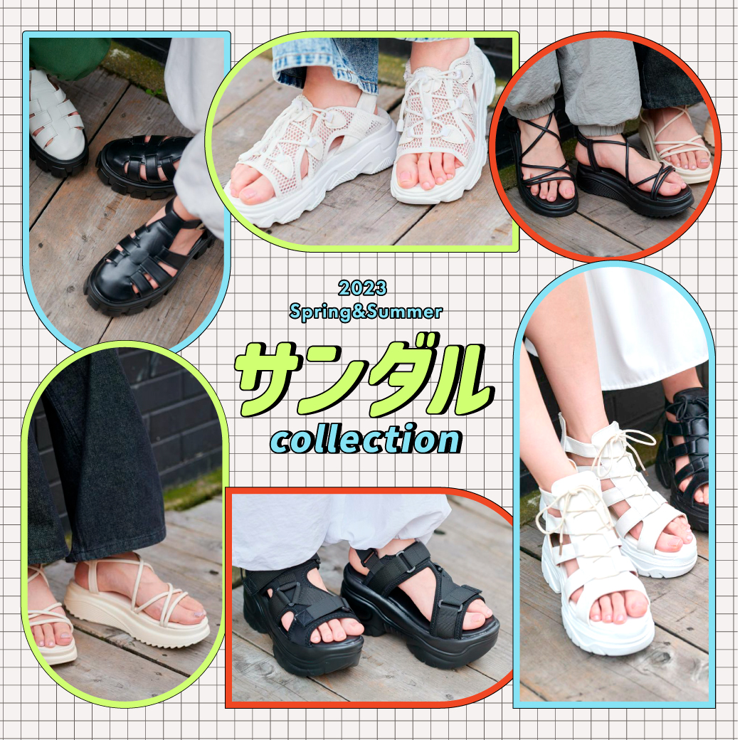 【WOMEN】サンダルコレクション