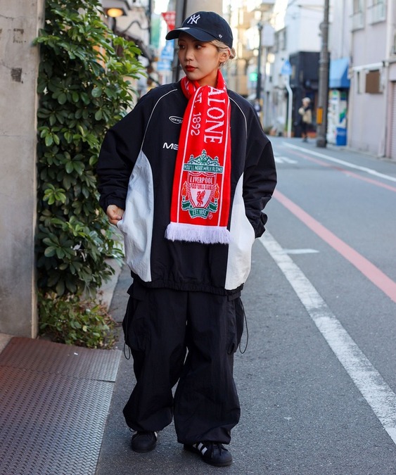 ナイロンプルオーバー ナイロンプルオーバー ノームコアコーディネート/1