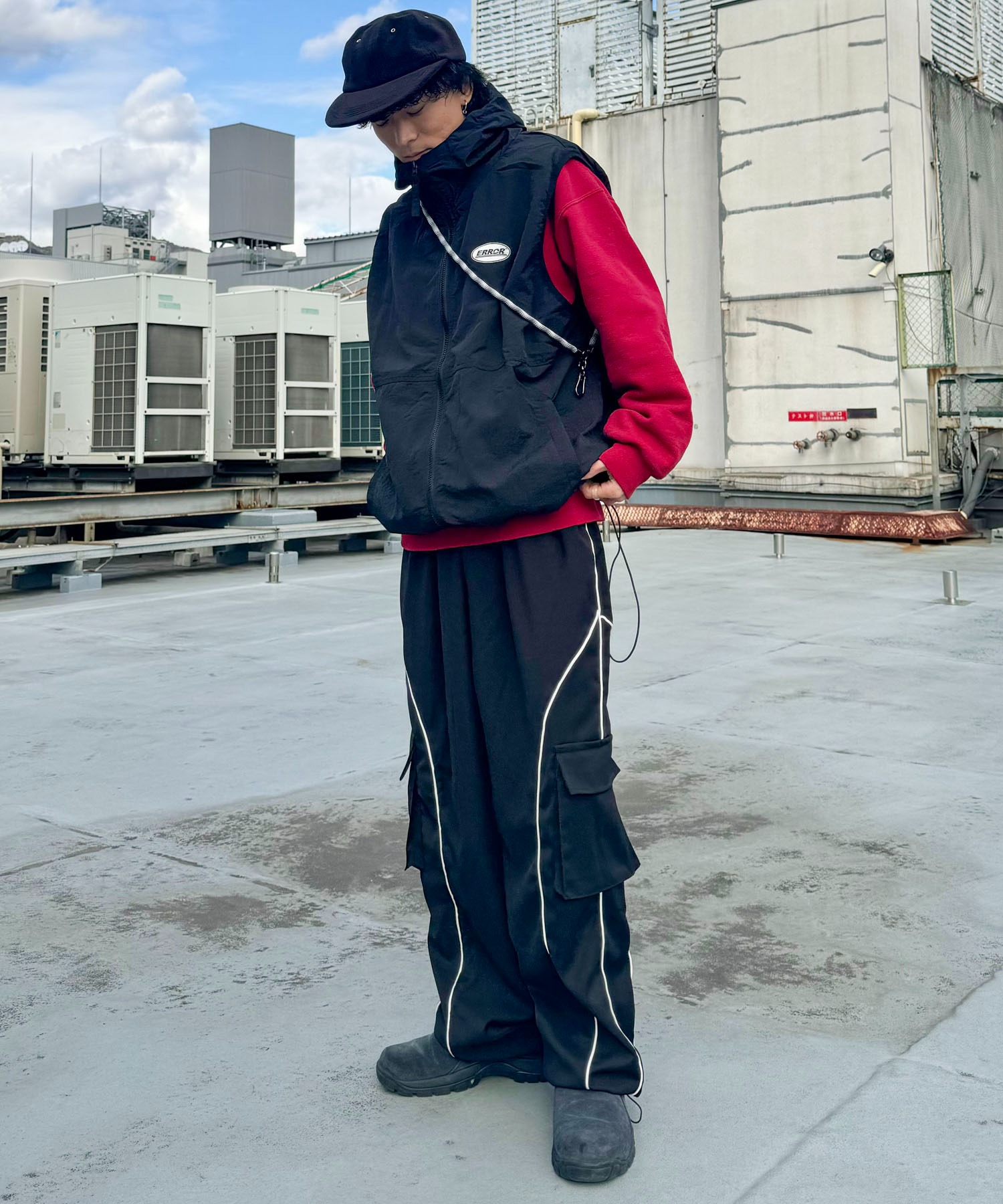 ナイロンベスト コーディネート6