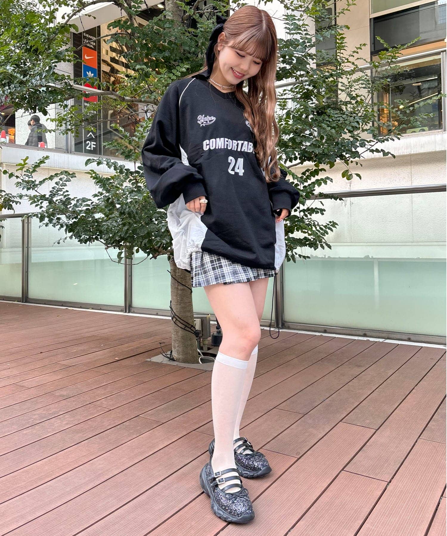 ブロークコア コーディネート3