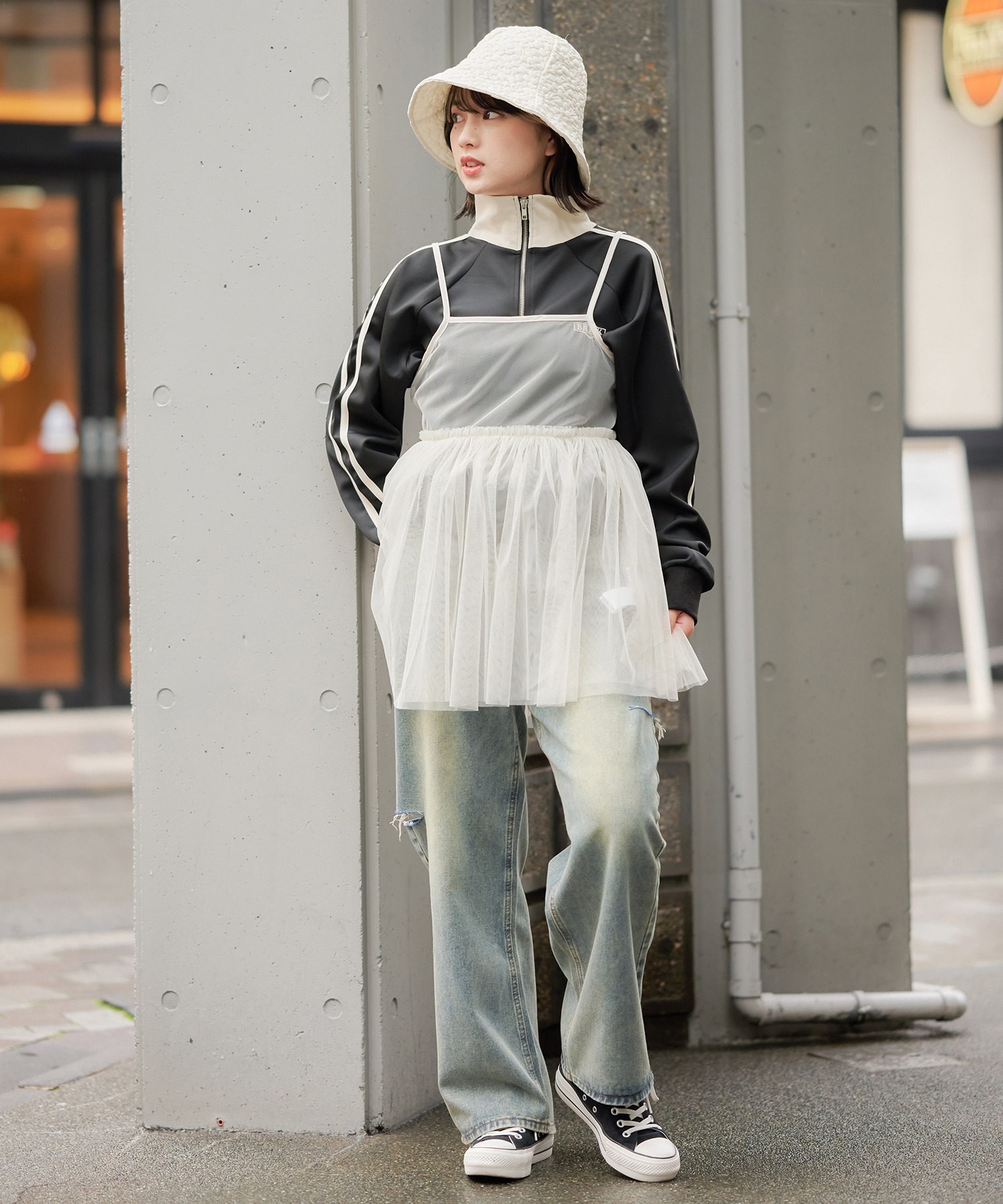 ブロークコア コーディネート4