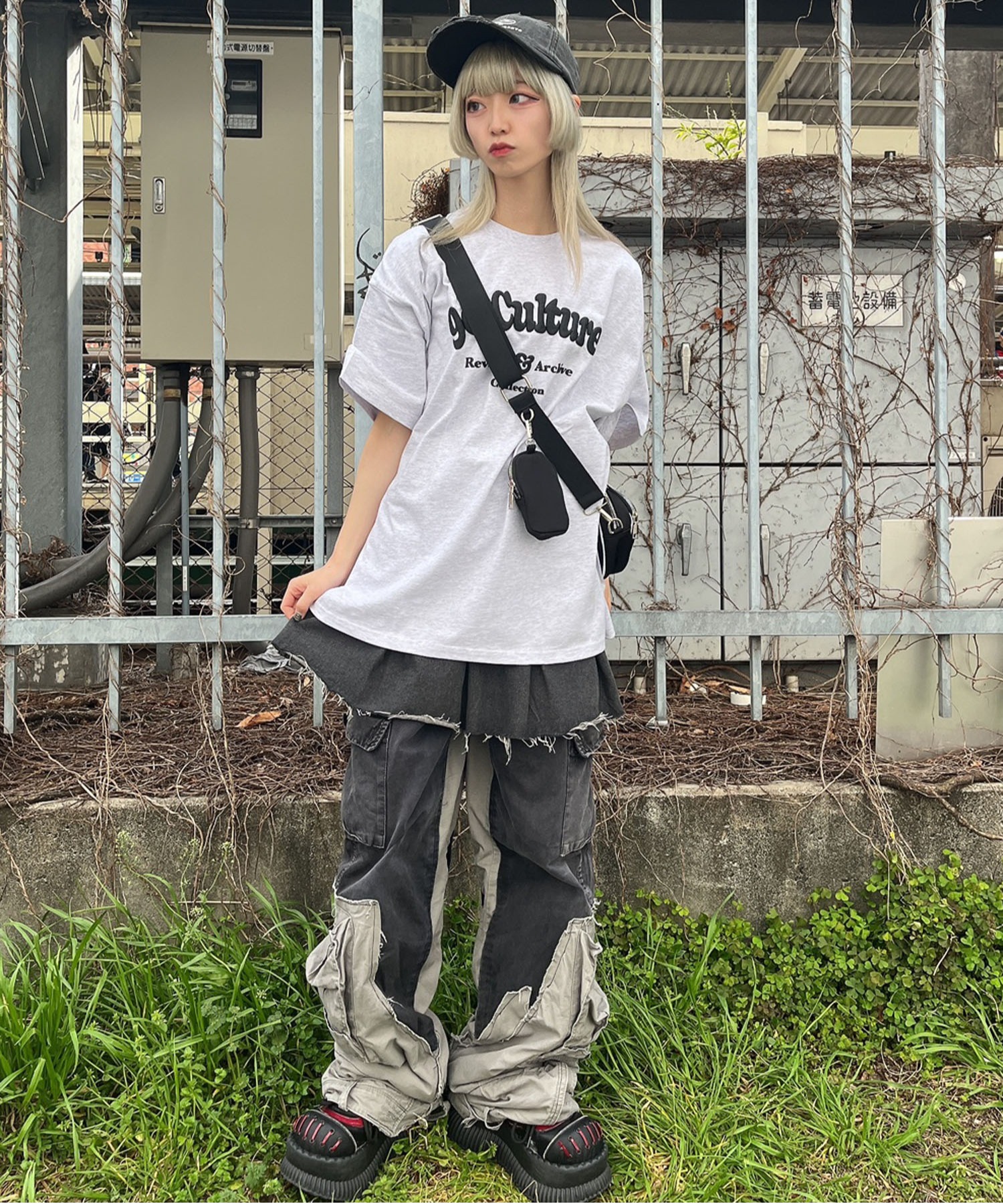 おでかけ メンズライクコーディネート4