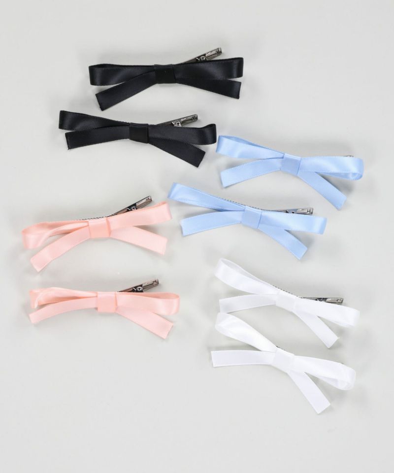 リボンヘアクリップ