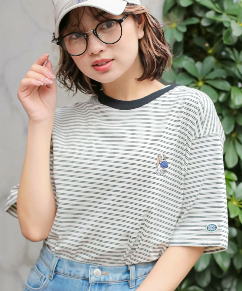 【DISCUS/ディスカス】半袖ワンポイントTシャツ