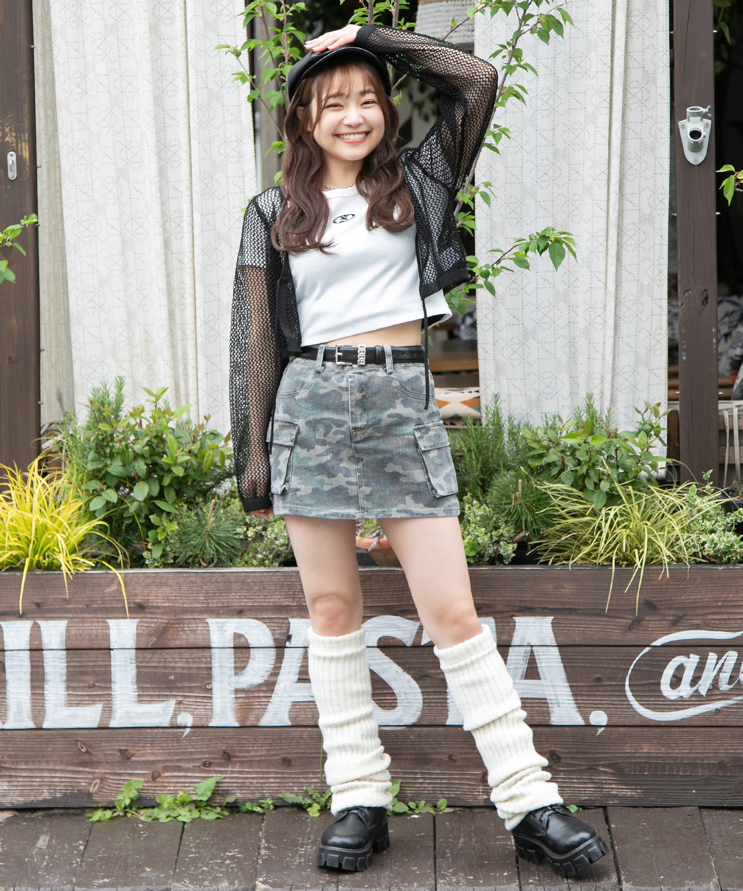 ショート丈Tシャツ3