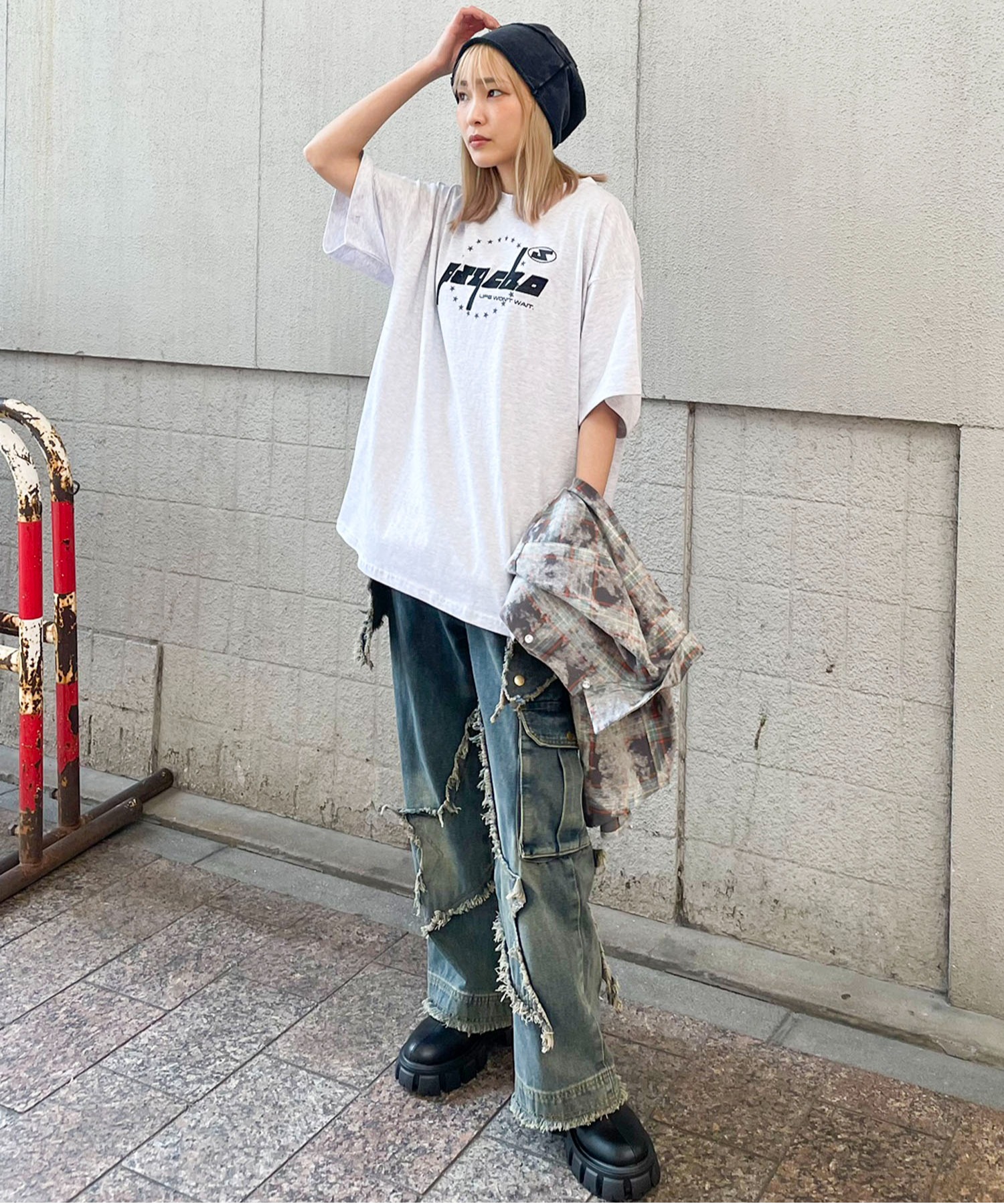 オーバーサイズピッグTシャツ1