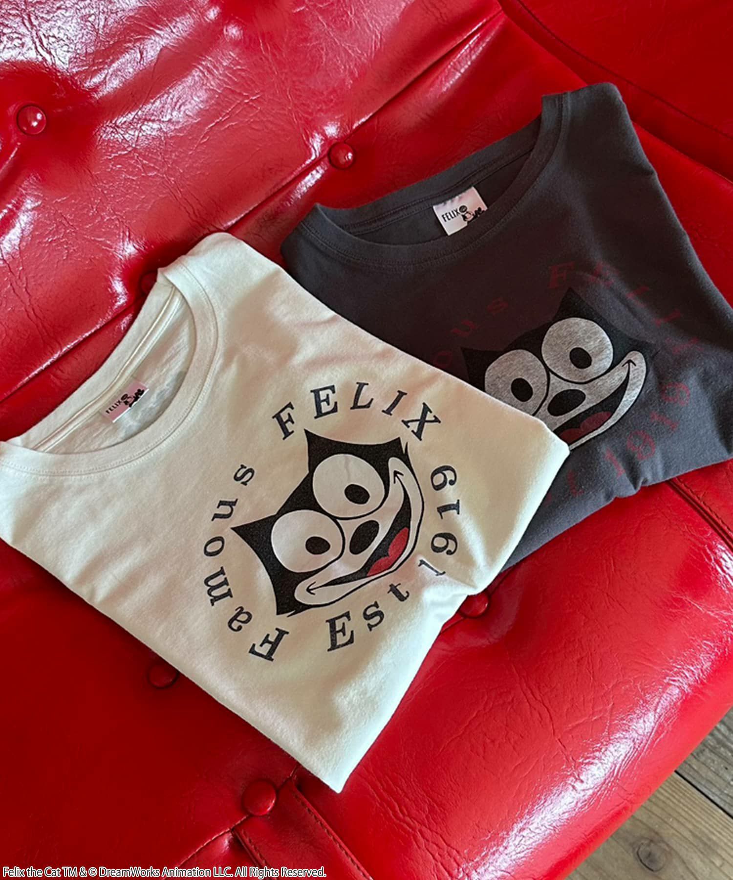 【フィリックス/コレクション】ビンテージライクTシャツ