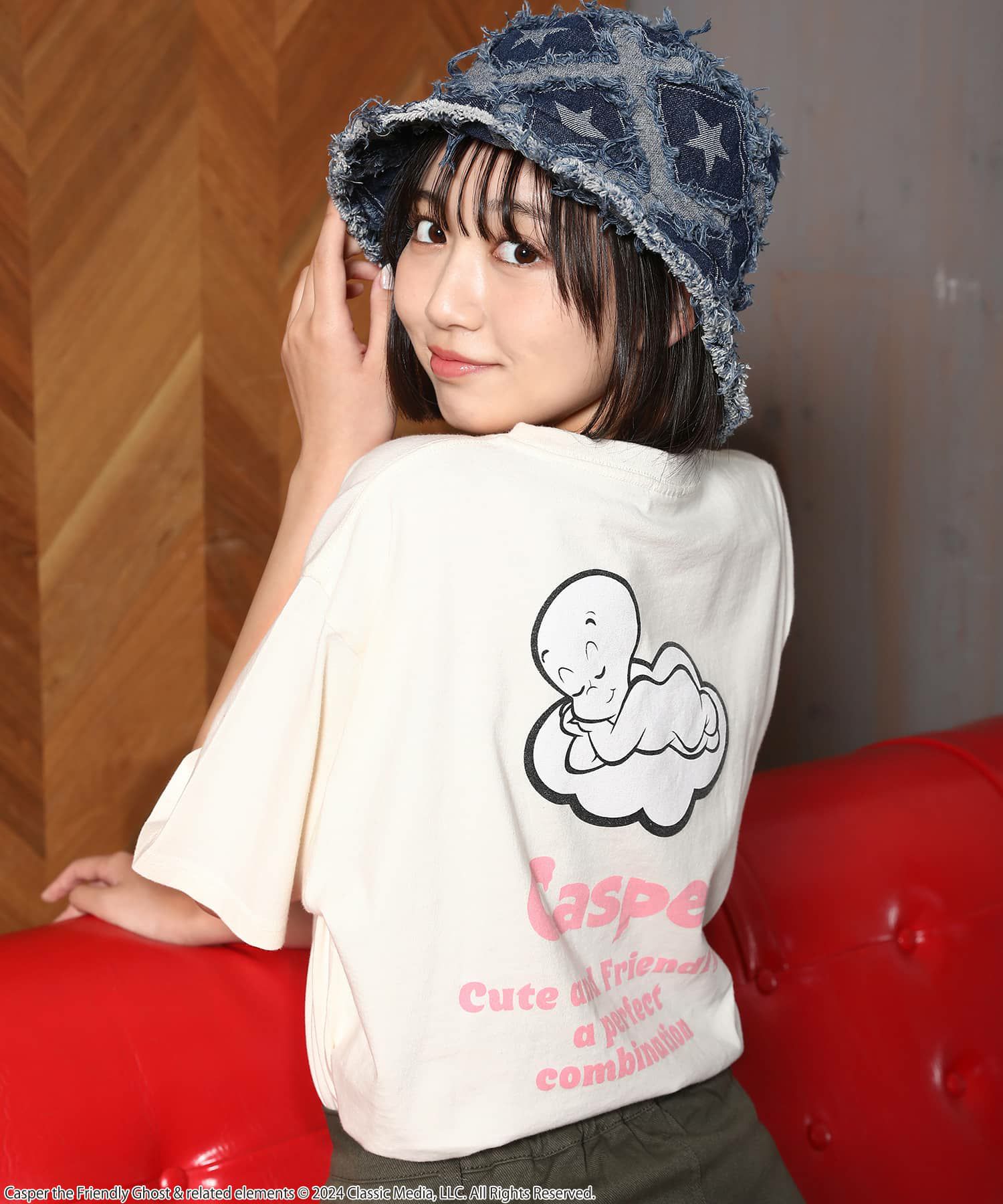 【キャスパー/コレクション】ビンテージライクTシャツ