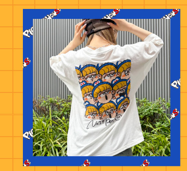 『PIRAKO×SPINNS』 Tシャツ MANYGIRL