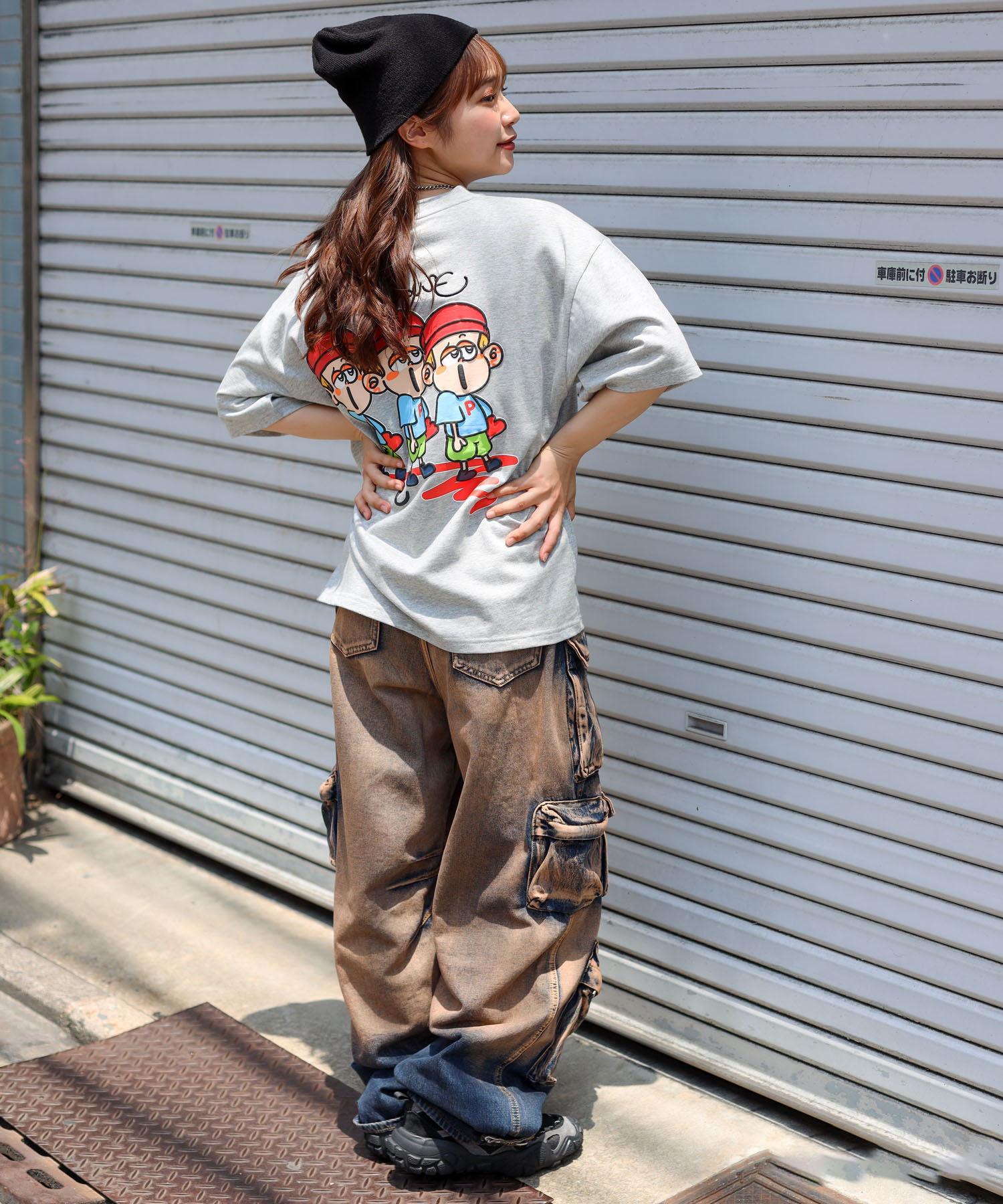 『PIRAKO×SPINNS』 Tシャツ 3BOYS コーデ2