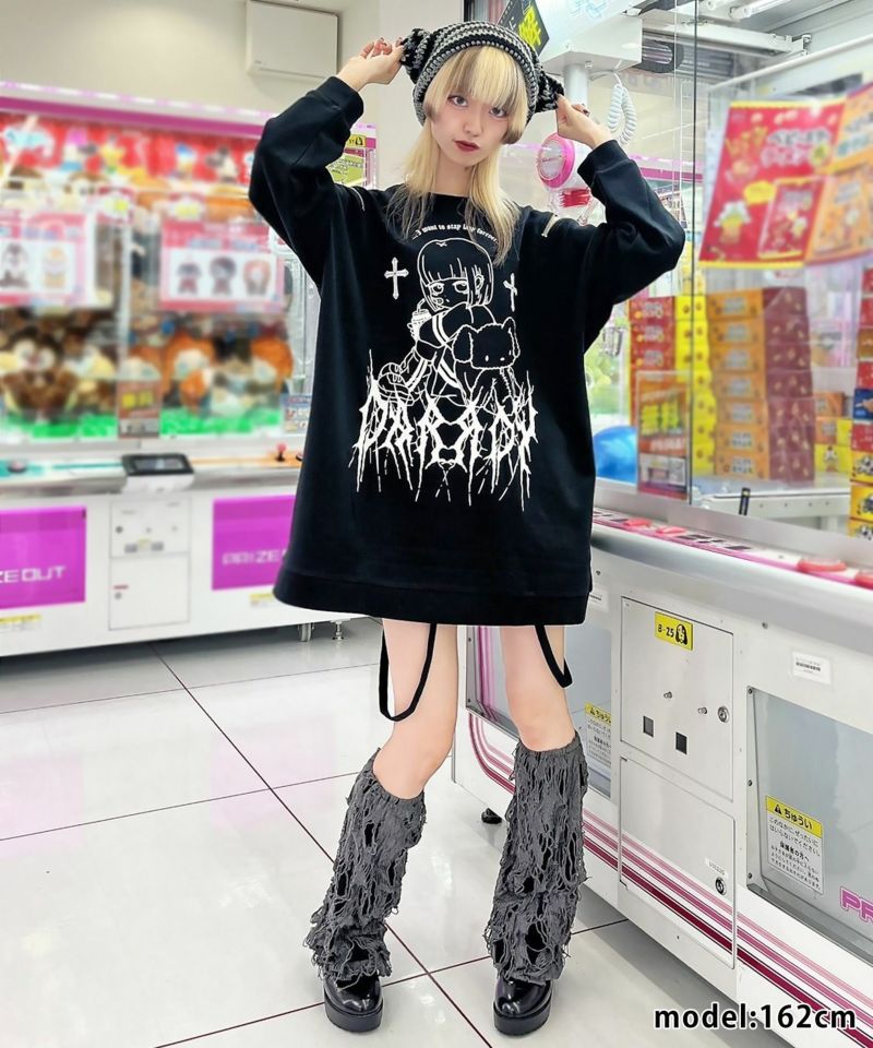 ⑤イラストスウェットで王道☆サブカル地雷に