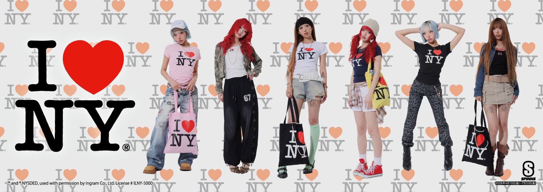I LOVE NY SPINNS コレクション