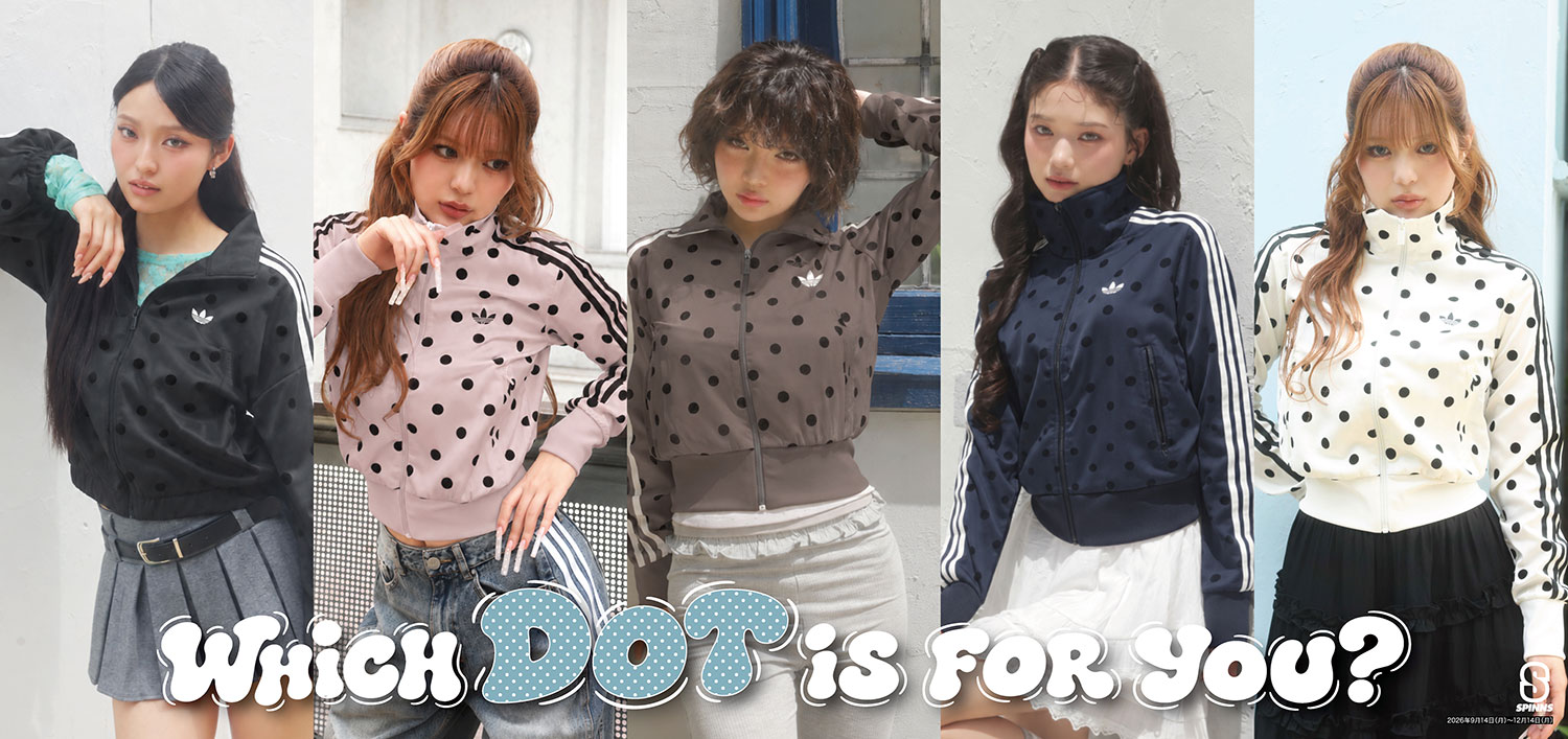 Which DOT is for you? adidas ドットアイテム