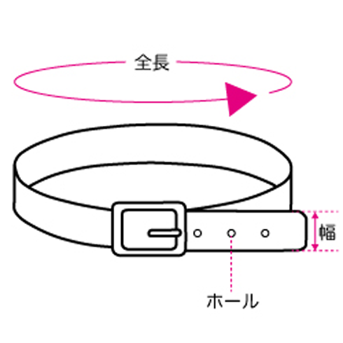 サイズガイド ベルト
