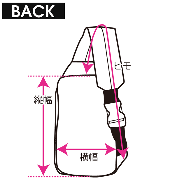 サイズガイド ボディバック