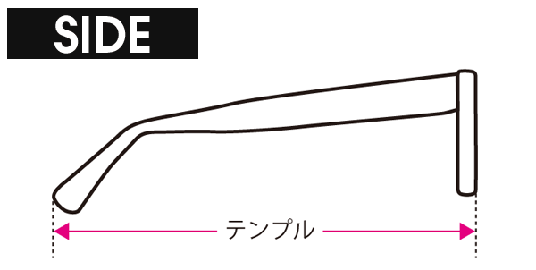 サイズガイド メガネ