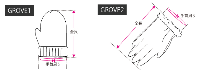 サイズガイド 手袋