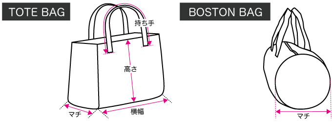 サイズガイド トートバック