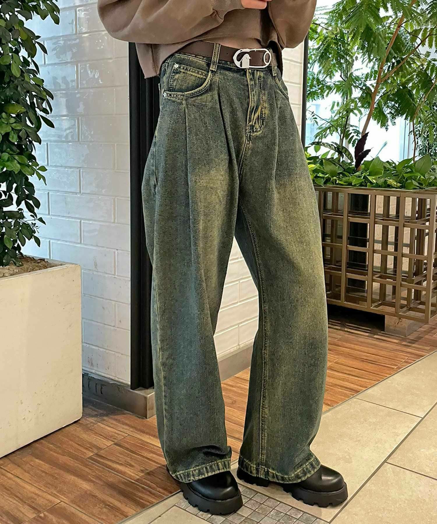 累計販売1万本突破!! ≪バレルシルエットパンツ≫XS,S,M展開/デニム