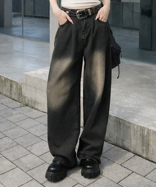 累計販売1万本突破!! ≪バレルシルエットパンツ≫XS,S,M展開/デニム