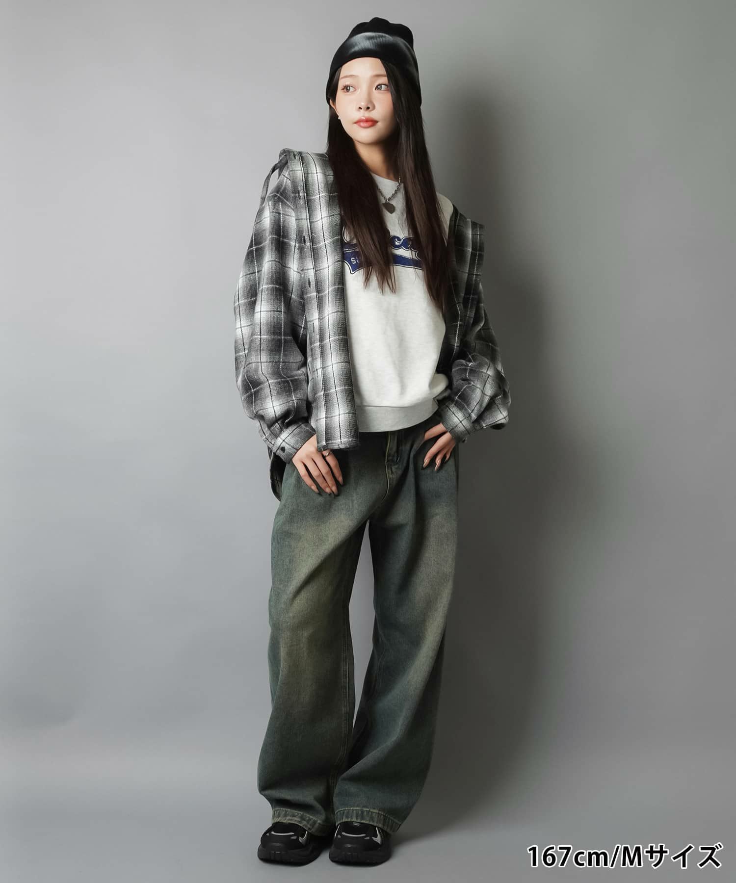 累計販売1万本突破!! ≪バレルシルエットパンツ≫XS,S,M展開/デニム