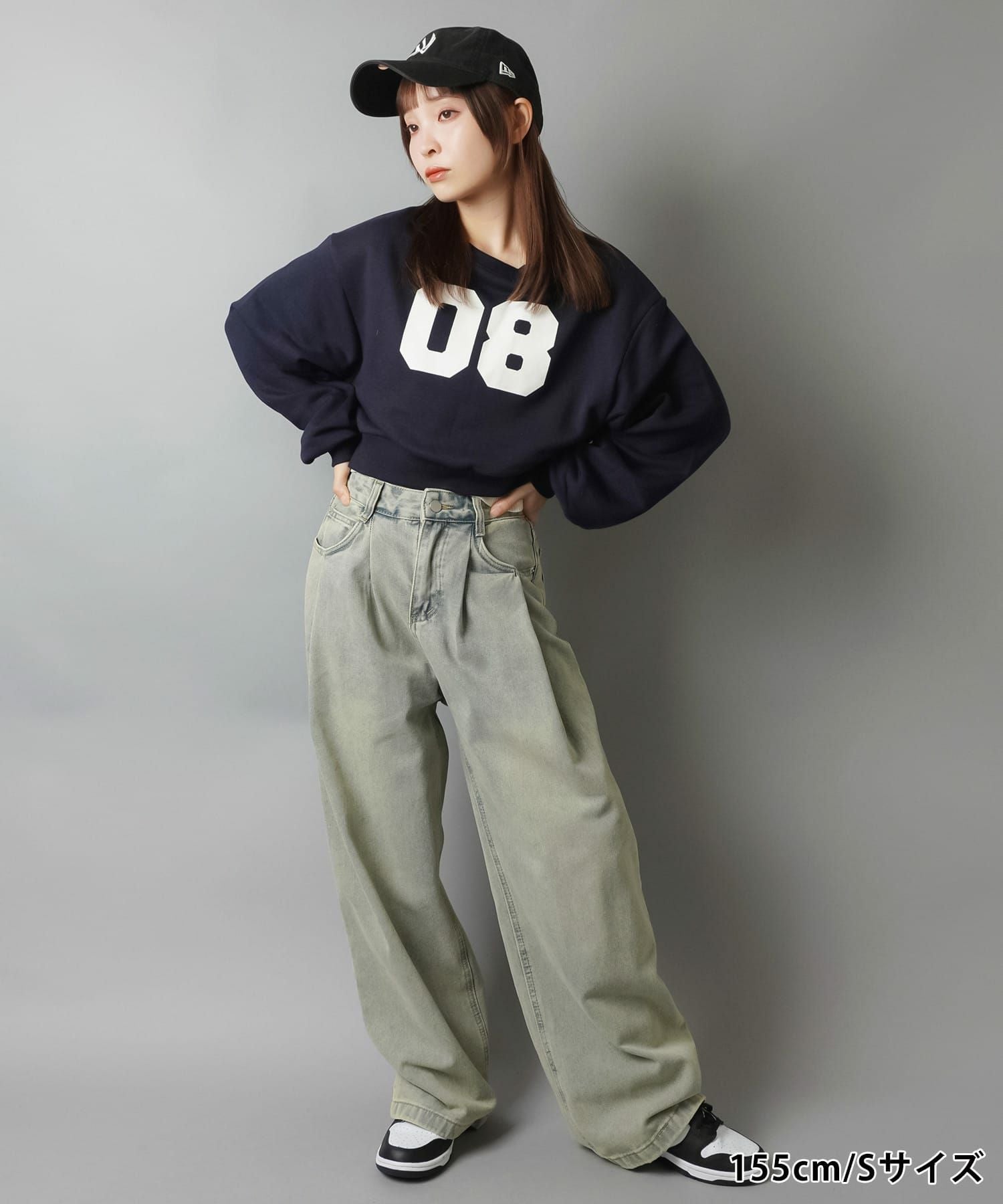 累計販売1万本突破!! ≪バレルシルエットパンツ≫XS,S,M展開/デニム