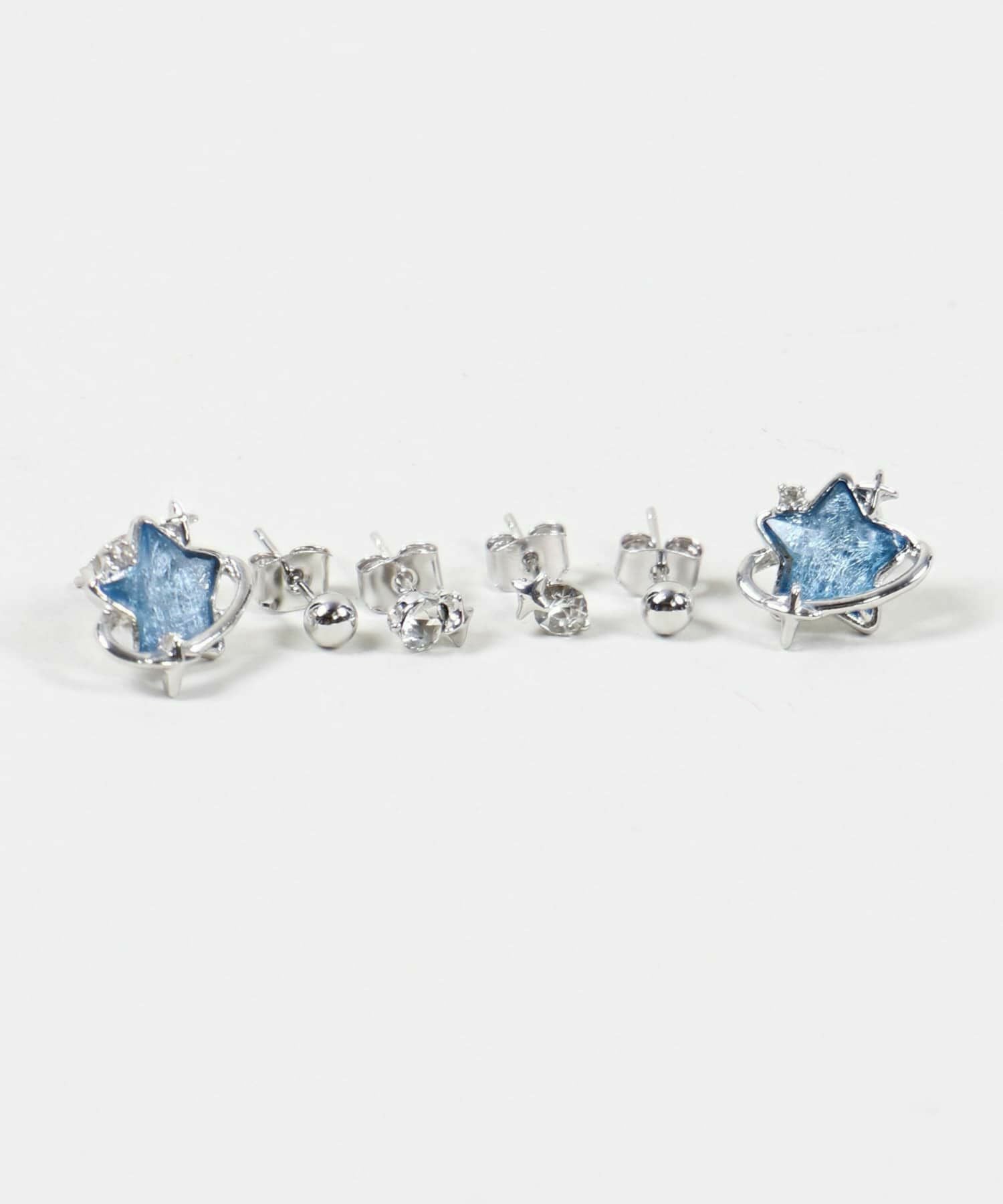 6個セットメタルピアス/モチーフ＜メール便対応＞ | SPINNS WEB STORE