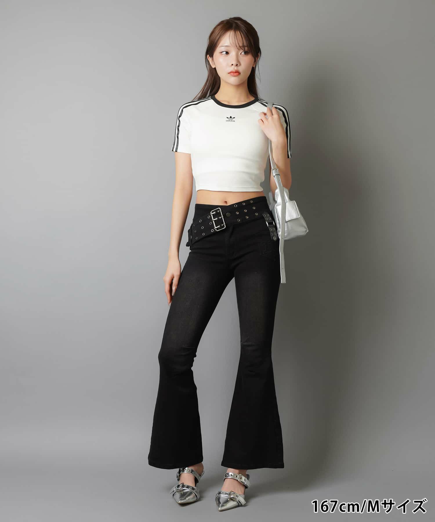 adidasショート丈半袖ミニTシャツ|人気アイテムを毎日更新|SPINNS公式