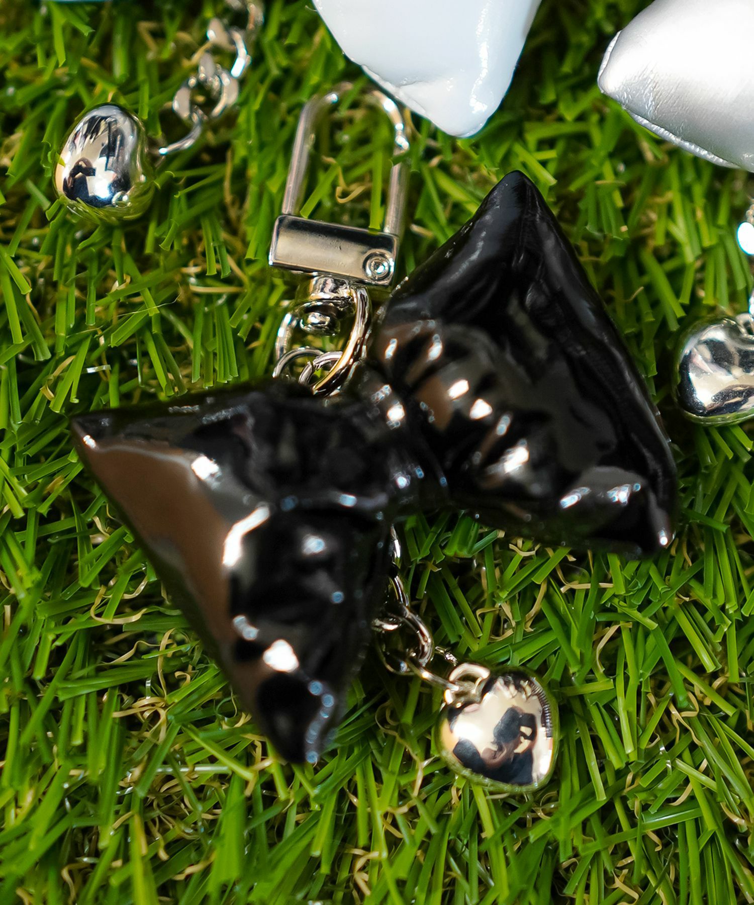 3Dリボンミニキーホルダー / #バレエコア＜メール便対応＞ | SPINNS