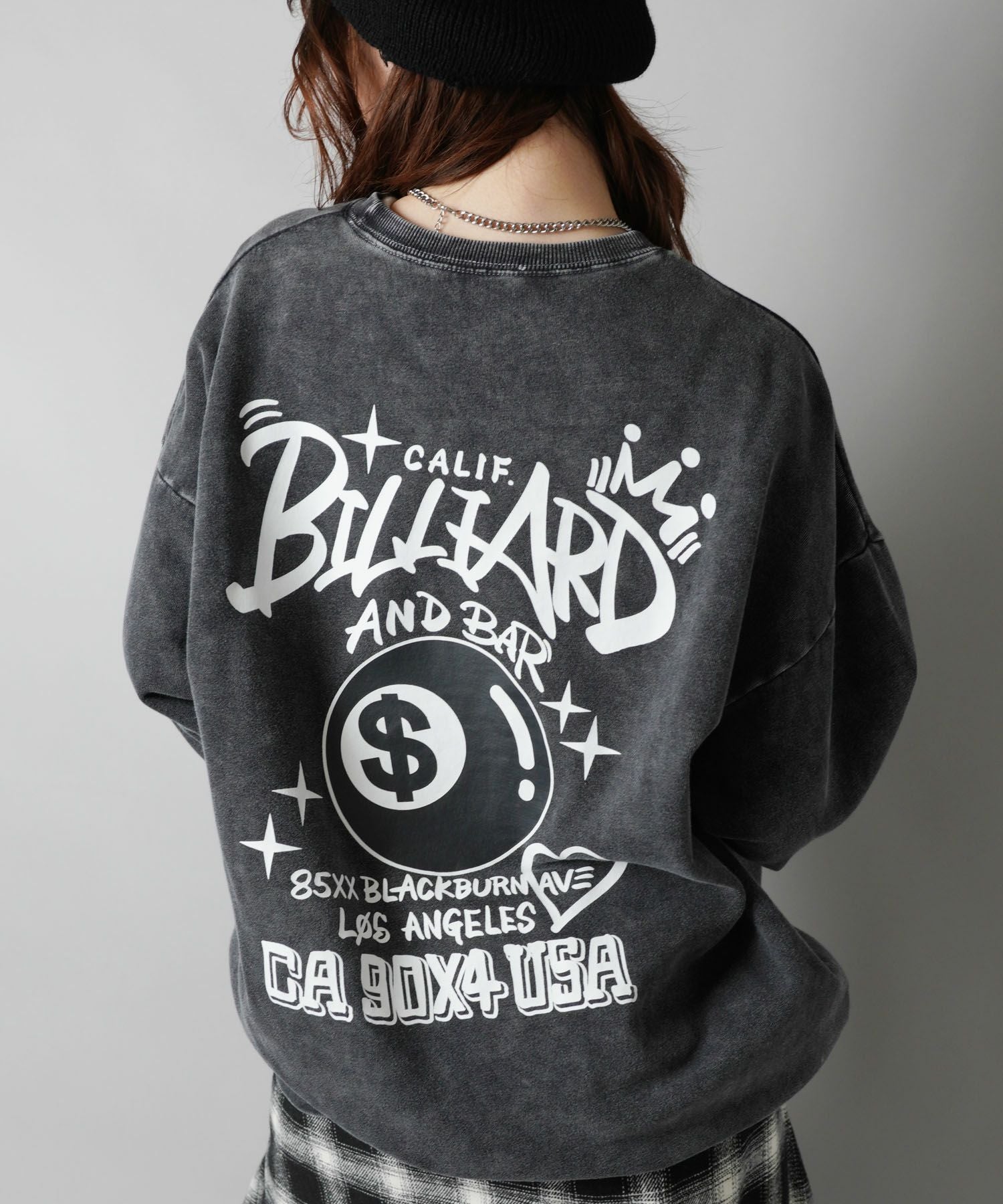 75%OFF】裏起毛バックプリントスウェット/8ボール | SPINNS WEB STORE