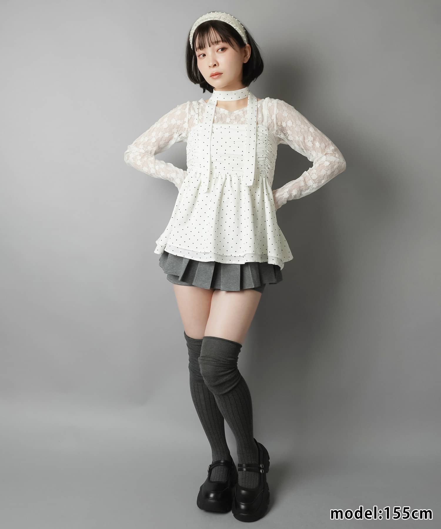BPNレース柄梯子レースカットソー　未使用 miniministore（ミニミニストア） 総レース カットソー レディース 花