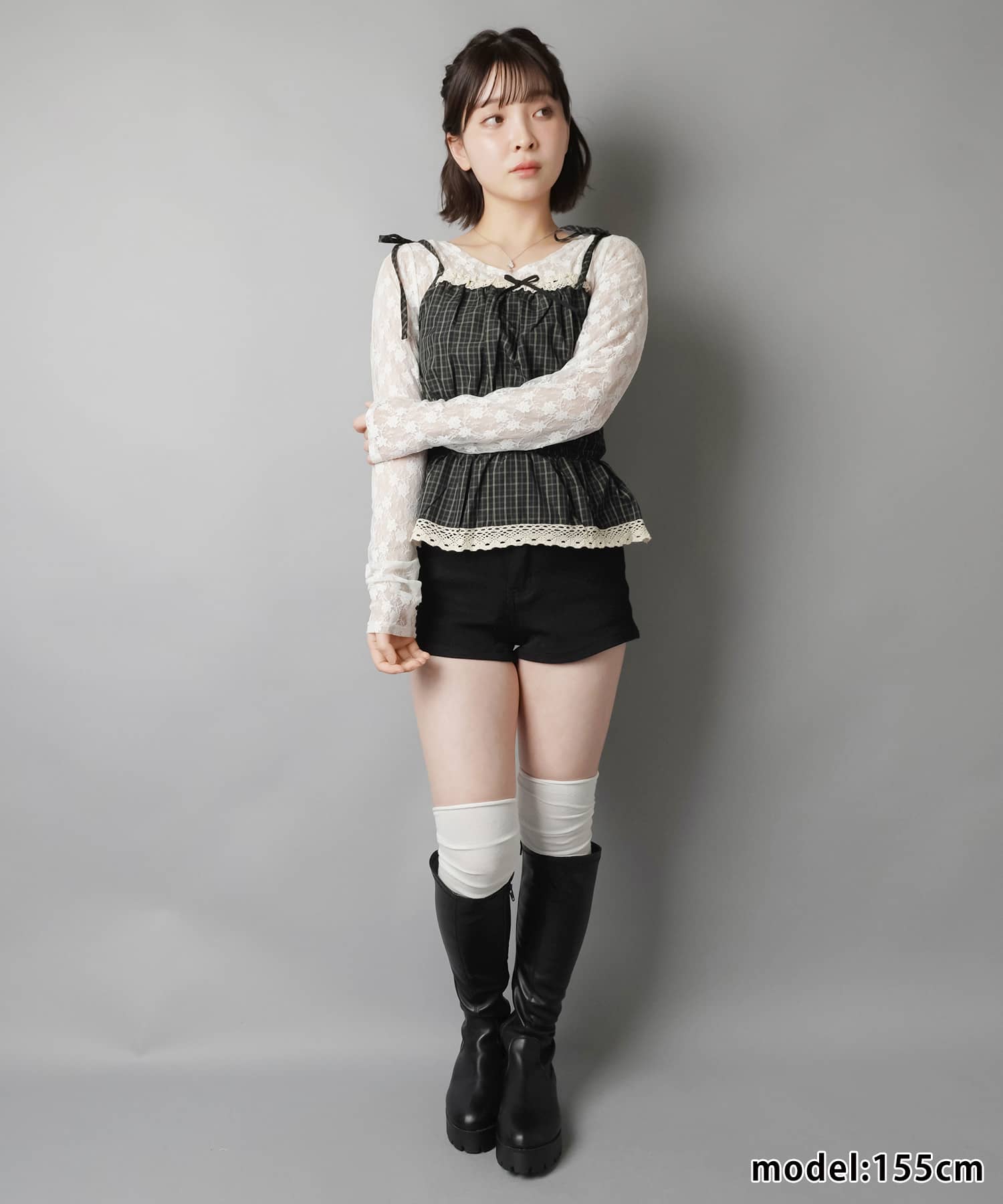 BPNレース柄梯子レースカットソー　未使用 miniministore（ミニミニストア） 総レース カットソー レディース 花