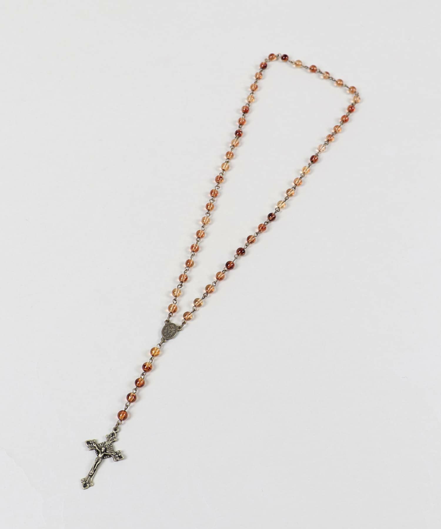 フェアリーグランジビーズネックレス｜ロザリオクロスデザイン