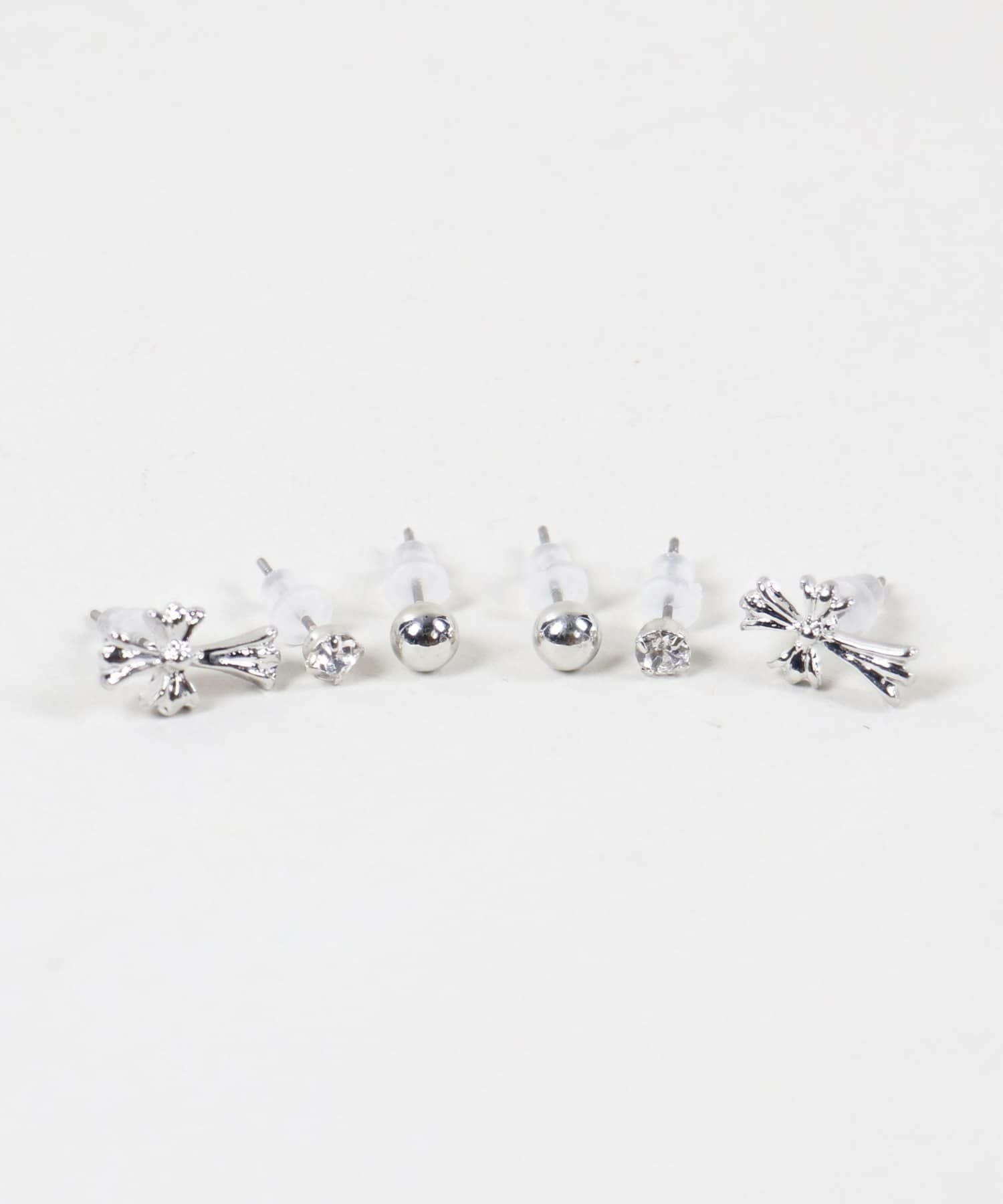 6個セットメタルピアス/モチーフ＜メール便対応＞ | SPINNS WEB STORE