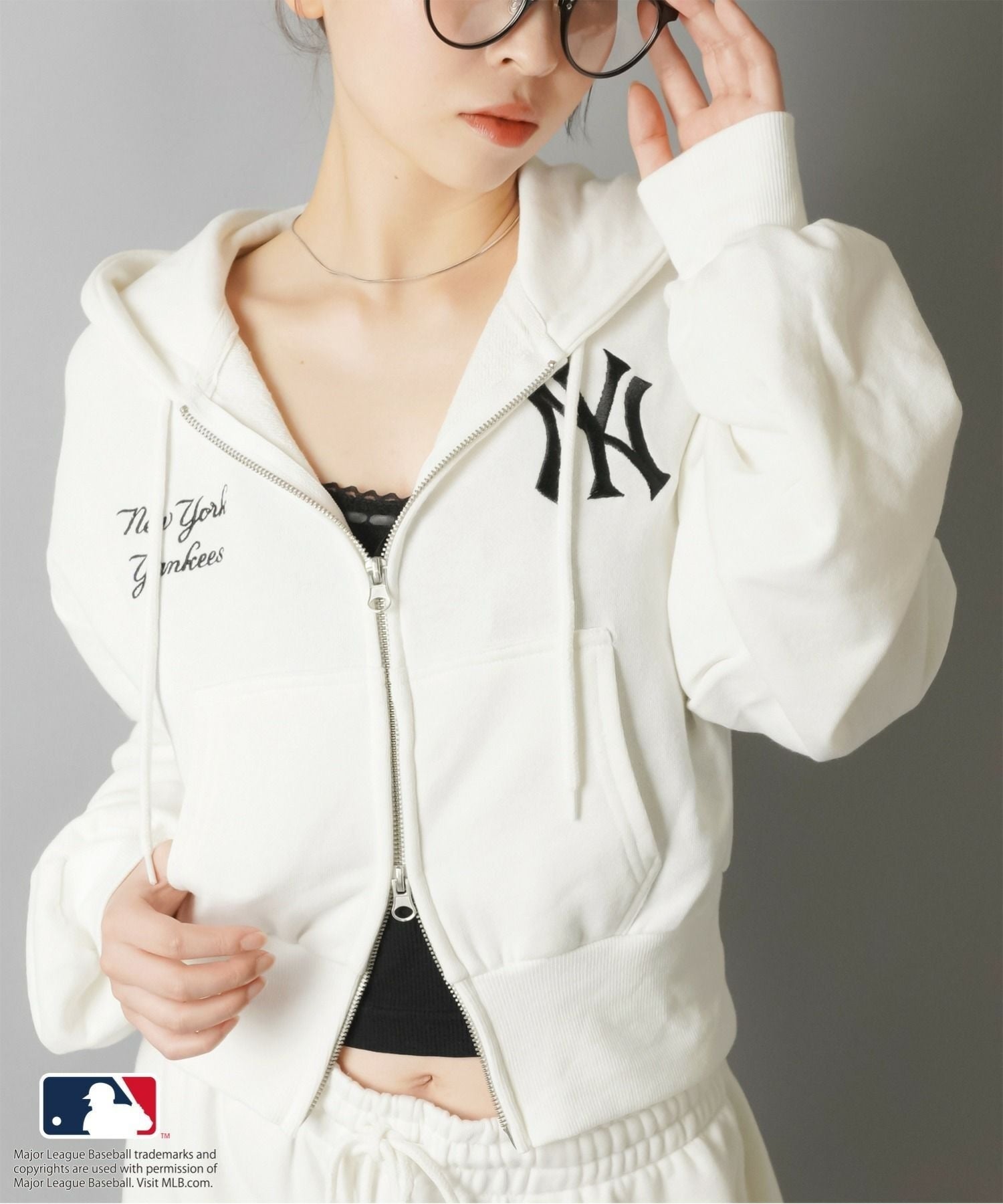 MLBショートジップパーカー｜メジャーリーグベースボール｜スピンズ