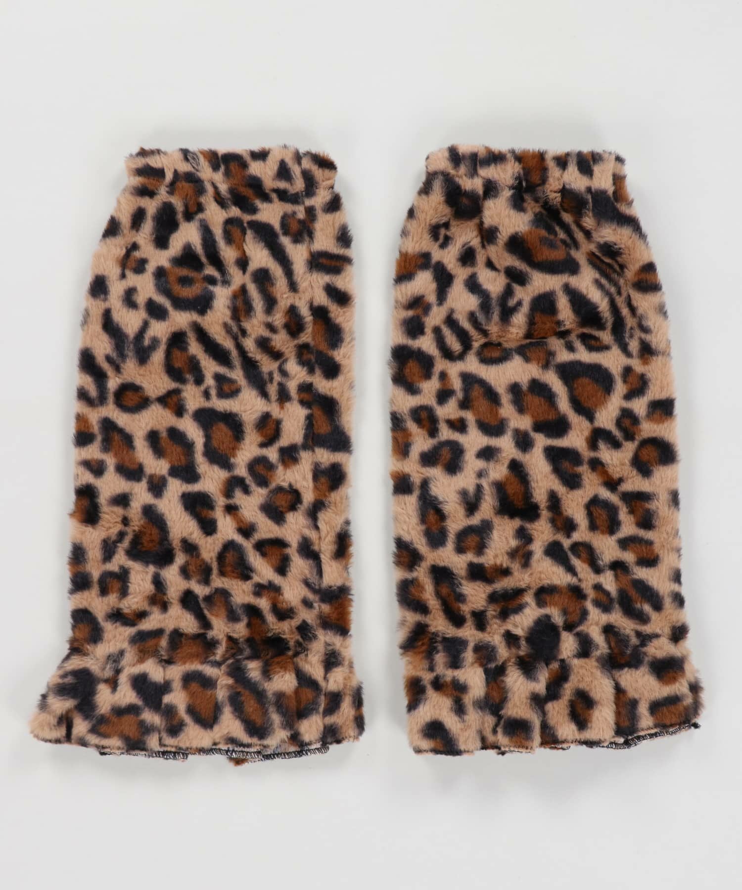 94%OFF】平成ギャル☆フェイクファーレッグカバー/ヒョウ柄/レオパード