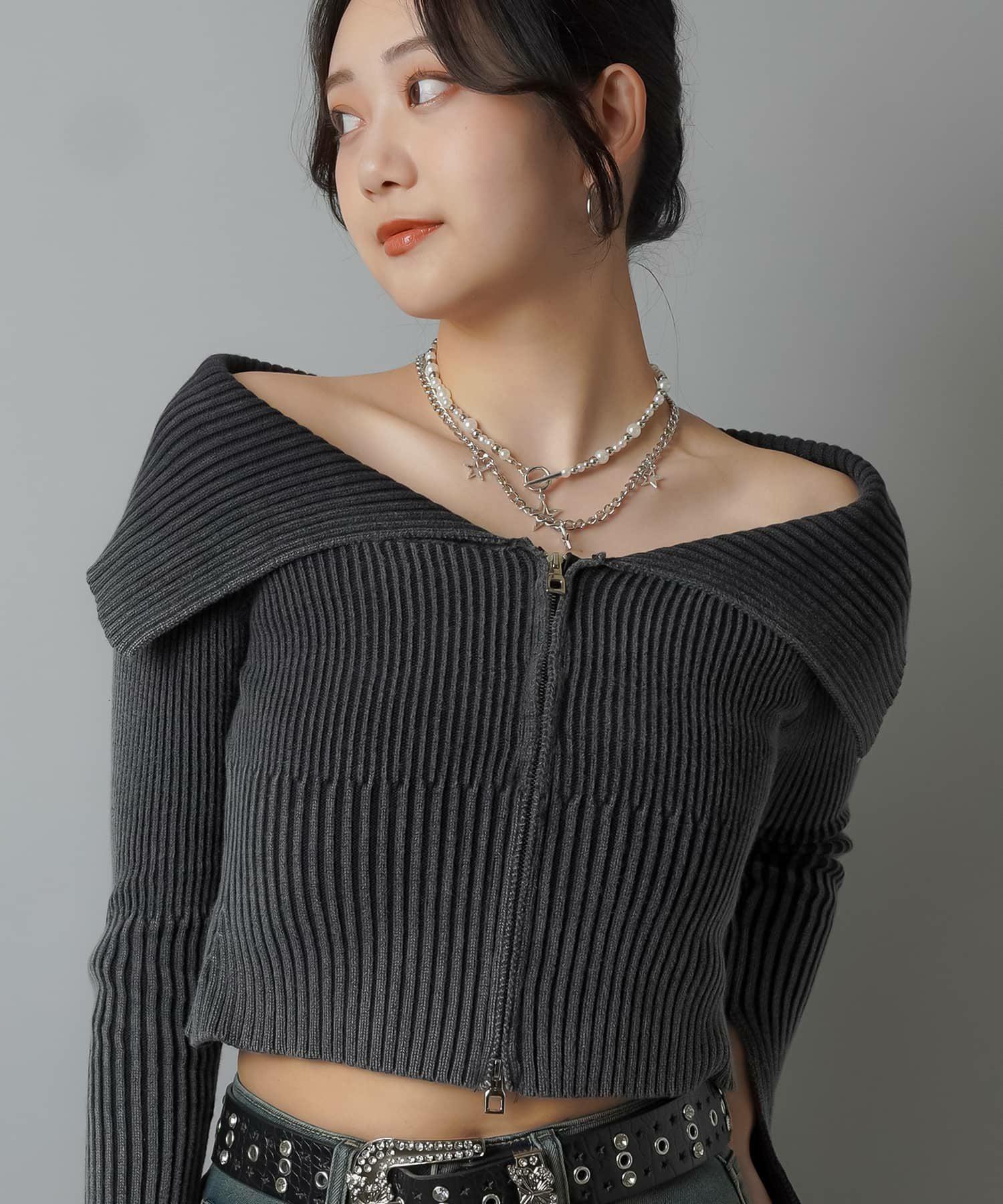 メタルネックレス/3連5スター＜メール便対応＞ | SPINNS WEB STORE