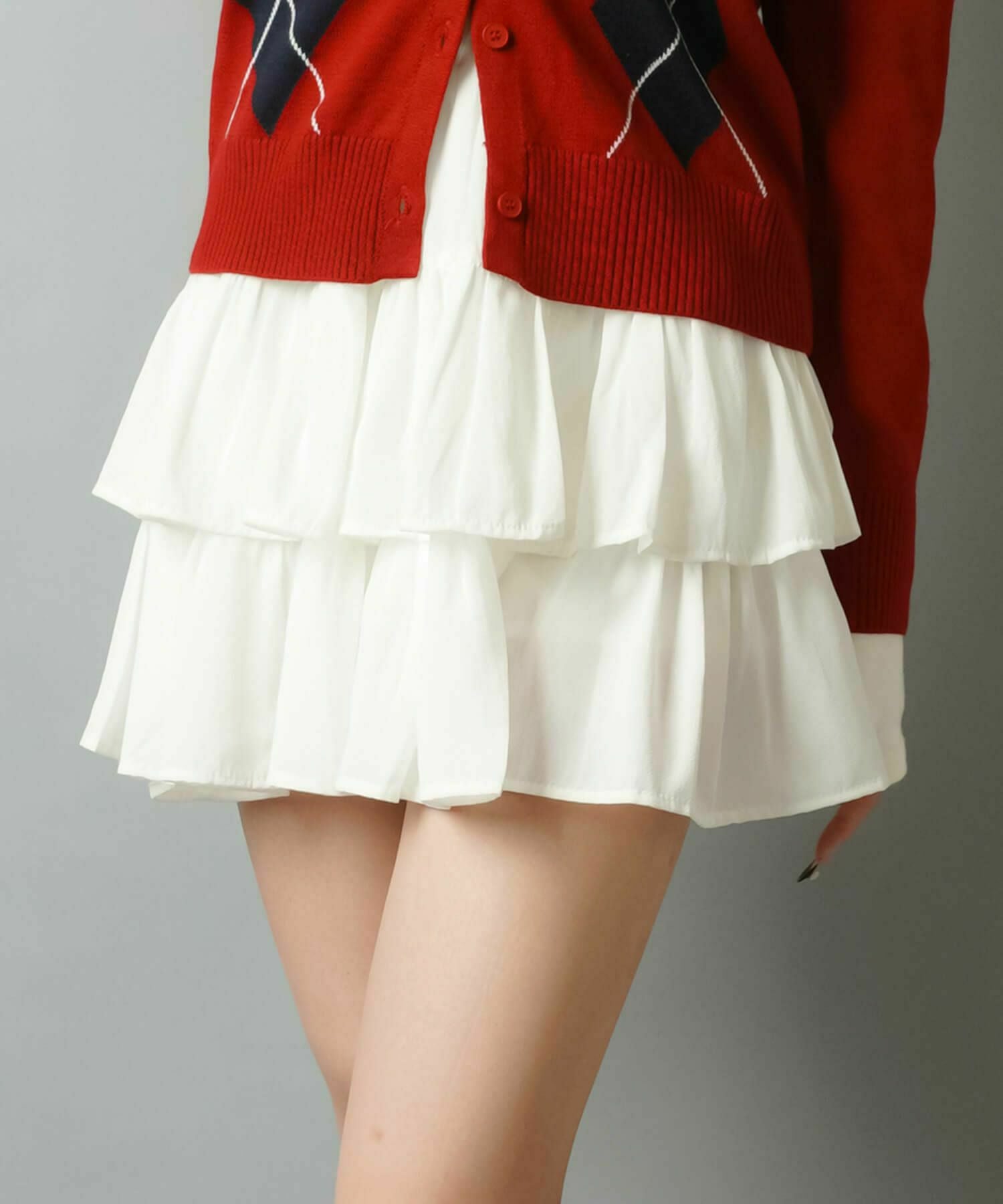 フリルティアードミニスカート｜バレエコアスタイルに最適｜SPINNS公式通販