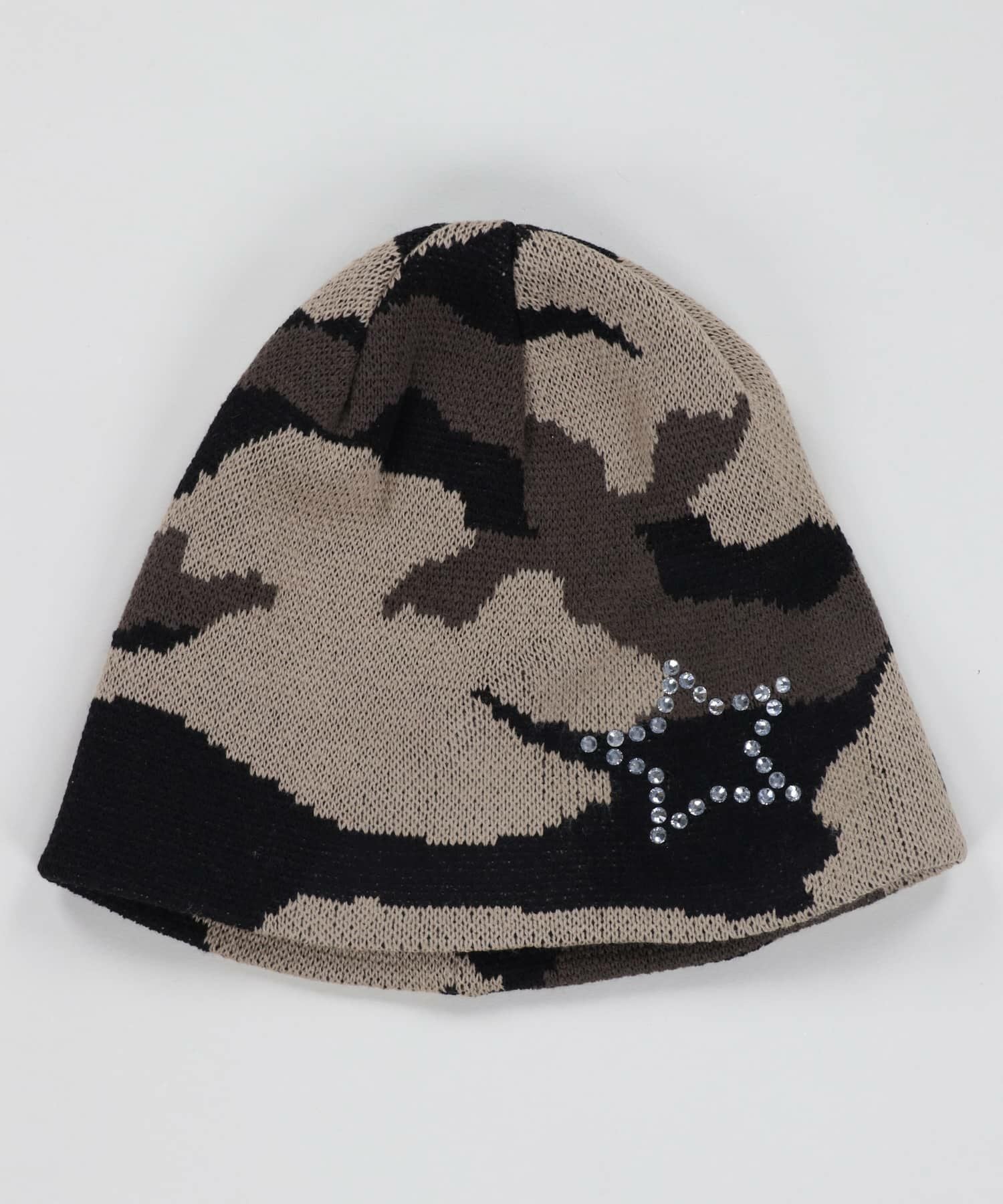 97%OFF】迷彩柄/カモ柄ビーニー/ニット帽/スター | SPINNS WEB STORE
