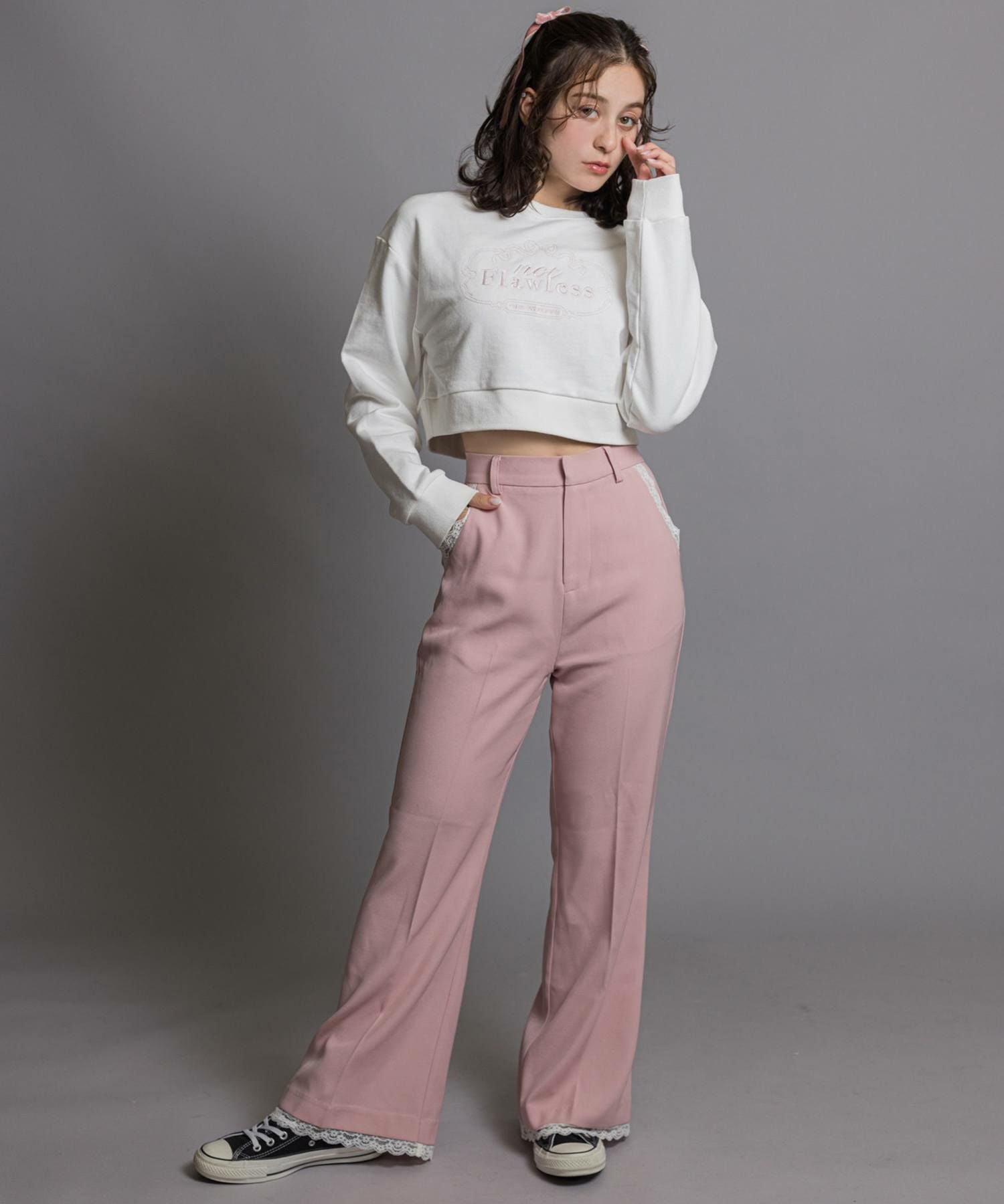 50%OFF】『not Flawless』フレアレースパンツ | SPINNS WEB STORE