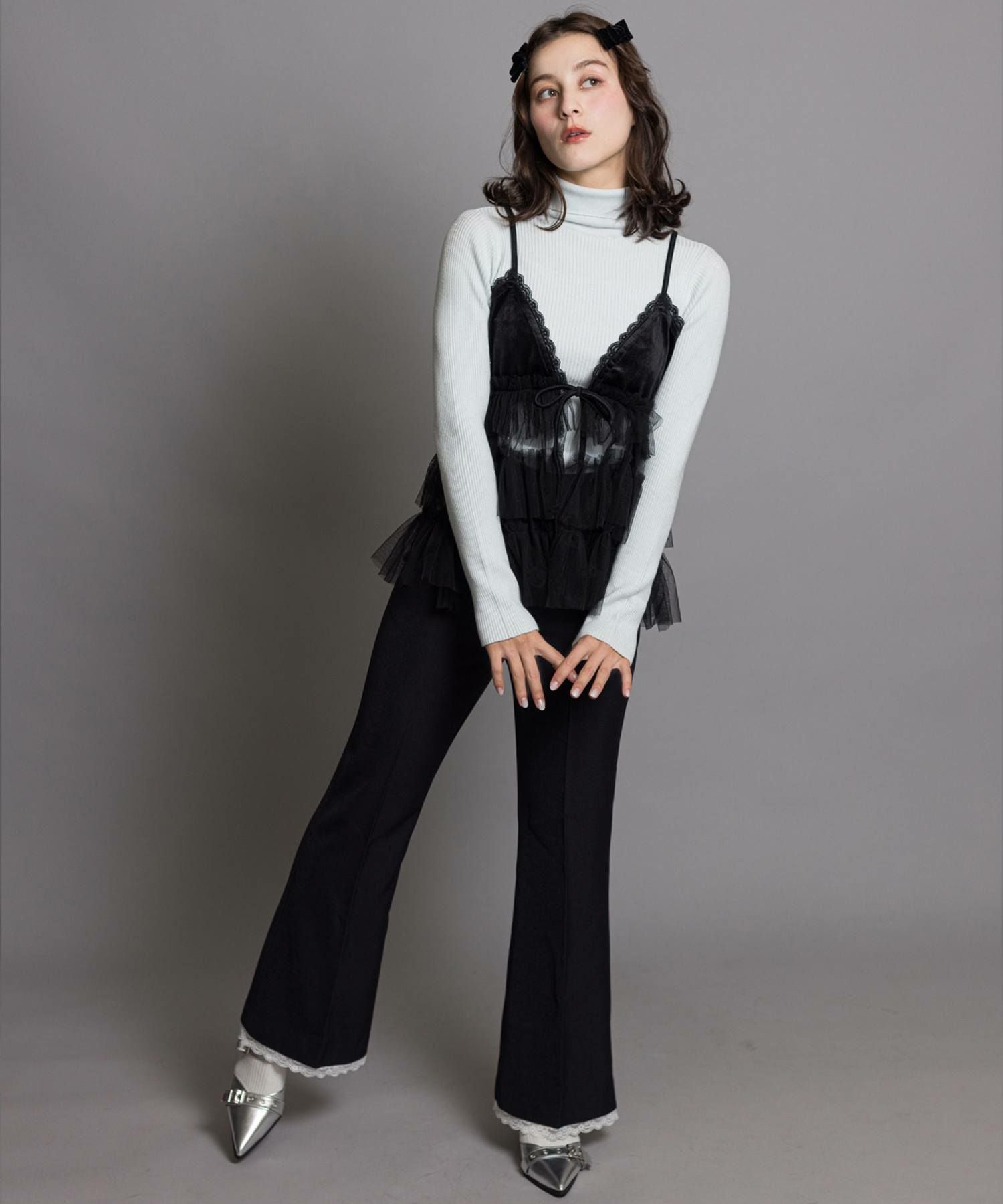 50%OFF】『not Flawless』フレアレースパンツ | SPINNS WEB STORE