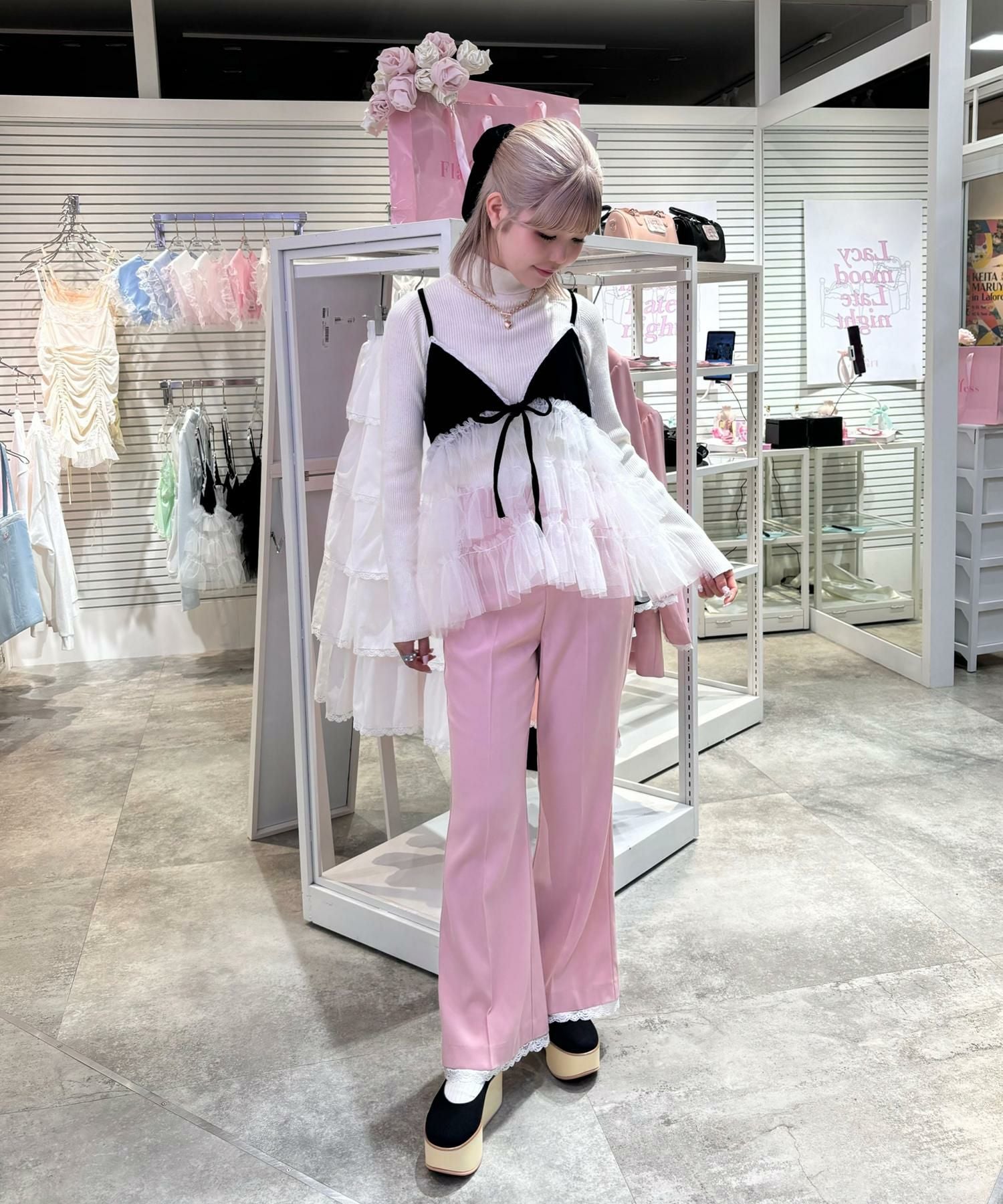 50%OFF】『not Flawless』フレアレースパンツ | SPINNS WEB STORE