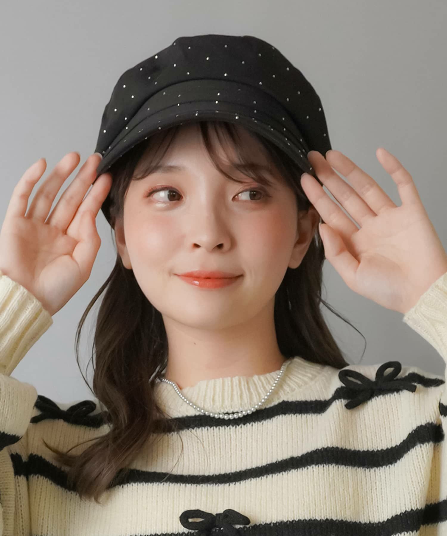 61%OFF】ラインストーンキャスケット | SPINNS WEB STORE | SPINNS