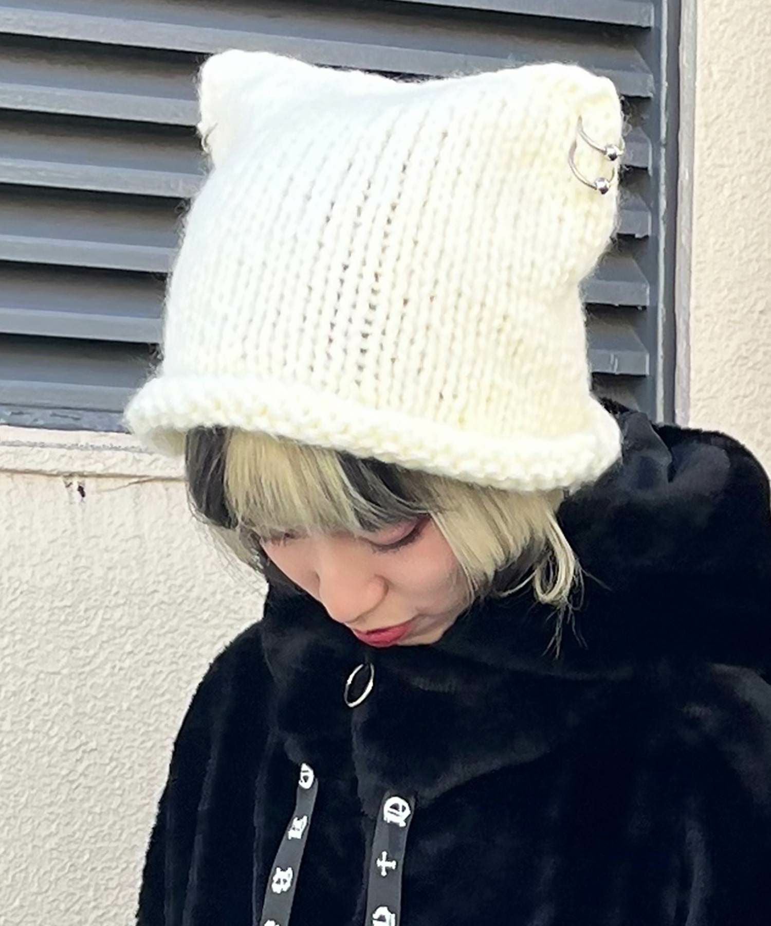 95%OFF】猫耳ニットキャップ/ピアス | SPINNS WEB STORE | SPINNS