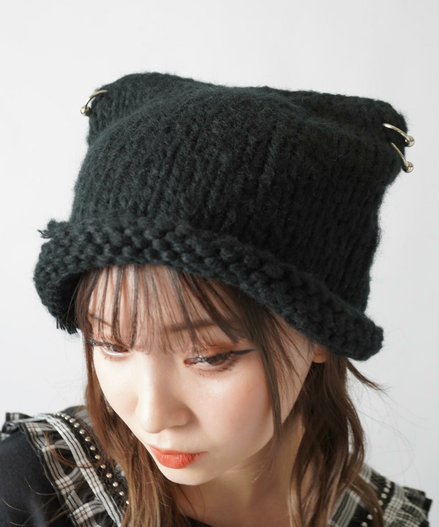 95%OFF】猫耳ニットキャップ/ピアス | SPINNS WEB STORE | SPINNS