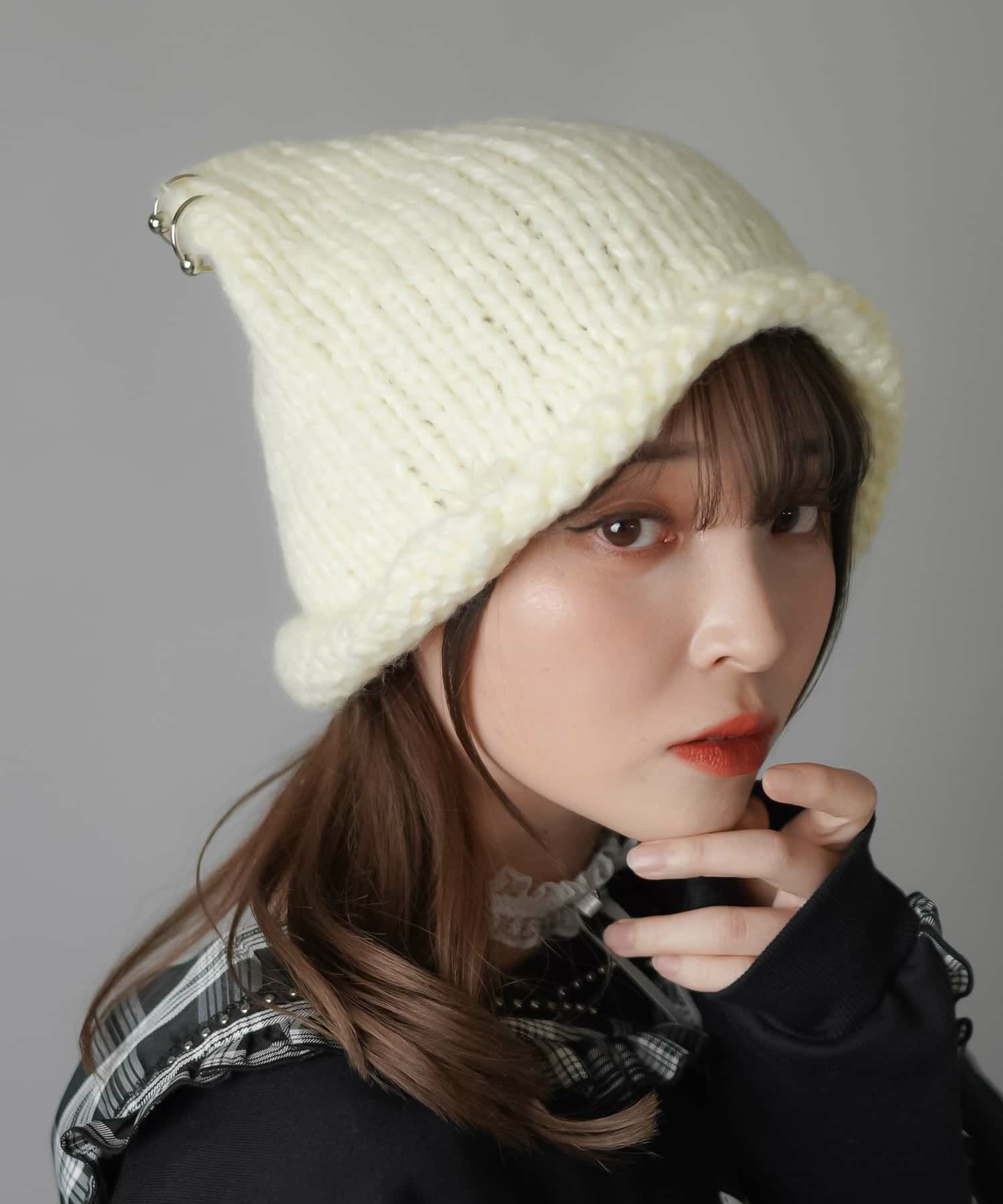 95%OFF】猫耳ニットキャップ/ピアス | SPINNS WEB STORE | SPINNS