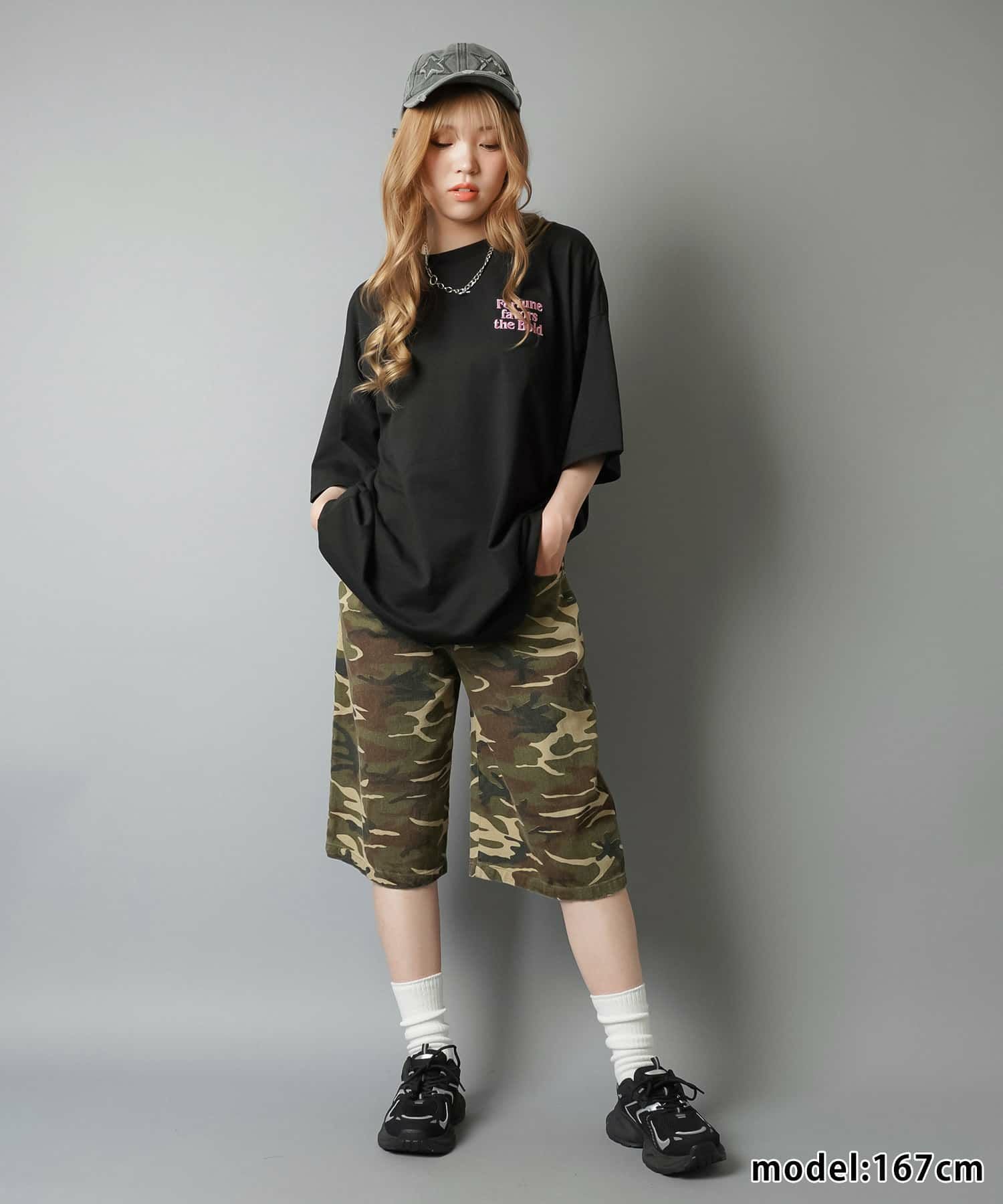 72%OFF】ツイルハーフパンツ/ヒョウ柄/カモ柄 | SPINNS WEB STORE